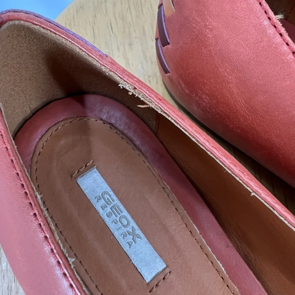 GEOX Respria leather flat 39.5/9.5